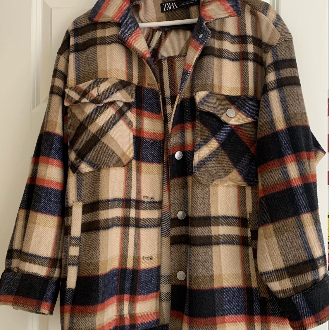 Zara rutig jacka