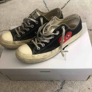 -  COMME des GARCONS X CONVERSE  SIZE 41.5 (fits 42) COND 8/10  Pris 700kr  