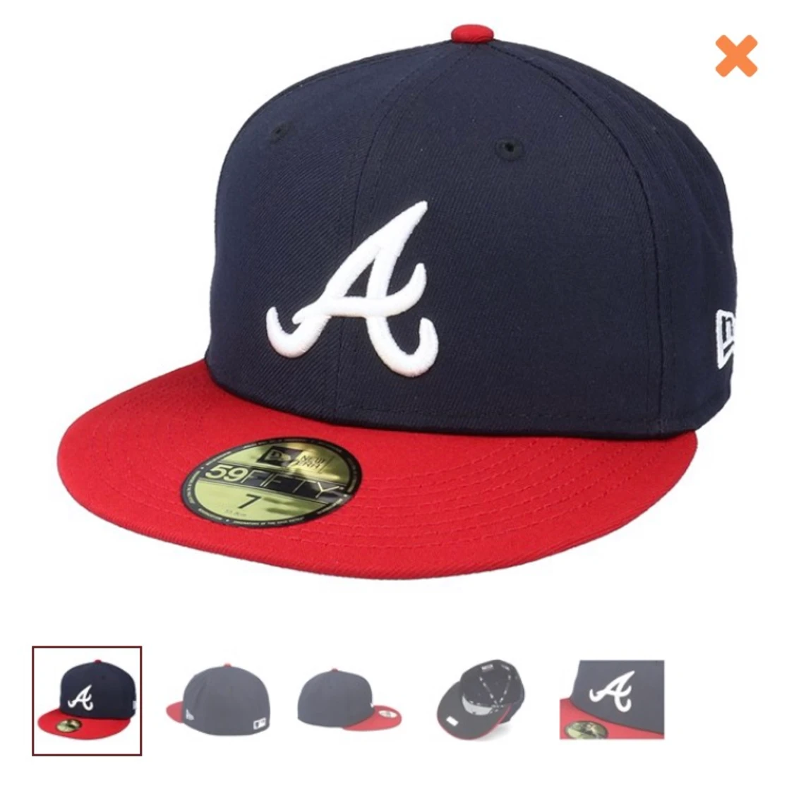 Atlanta Braves Authentic On-Field 59Fifty Navy/Red Fitted - New Era - 90
