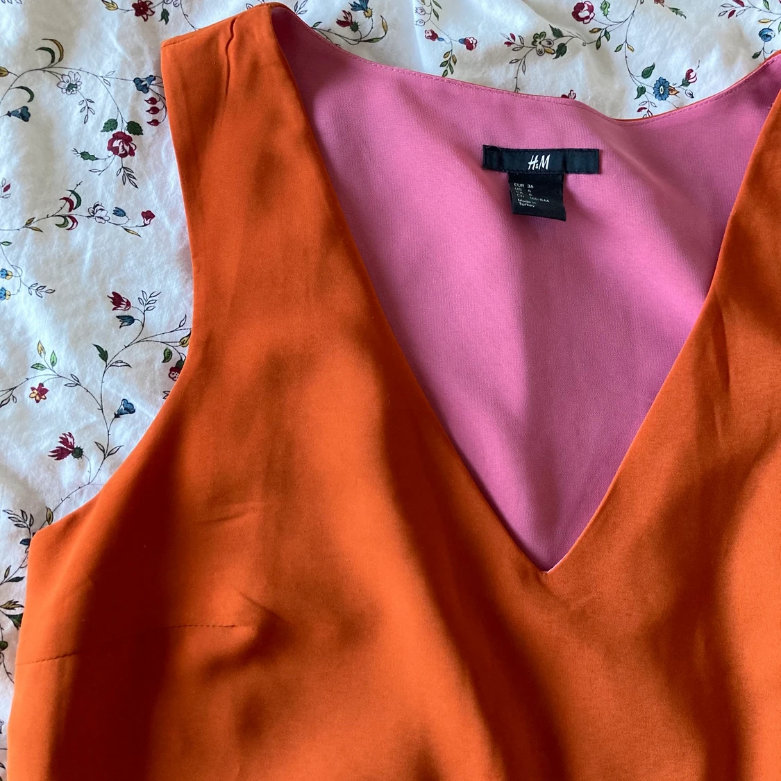 Orange klänning - 91