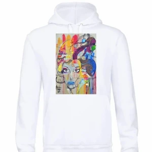 The cool elephant hoodie - Jätte fin hoodie från the cool elephant. Det är hoodien the painted woman och den är superfin! Dock så har den inte används så mycket och jag väljer då att sälja den💕  Nypriset är 600kr💕 