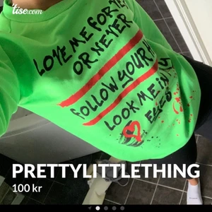 Neon tröja  - Färgen på denna neon grön tröja är magisk! Köpt från prettylittlething. Passformen är lite mer ” oversized” Knappt använd. Storlek M  Vid några funderingar kontakta mig 💕 #tröja #prettylittlething #oversized #neongrön #neon #neontröja 