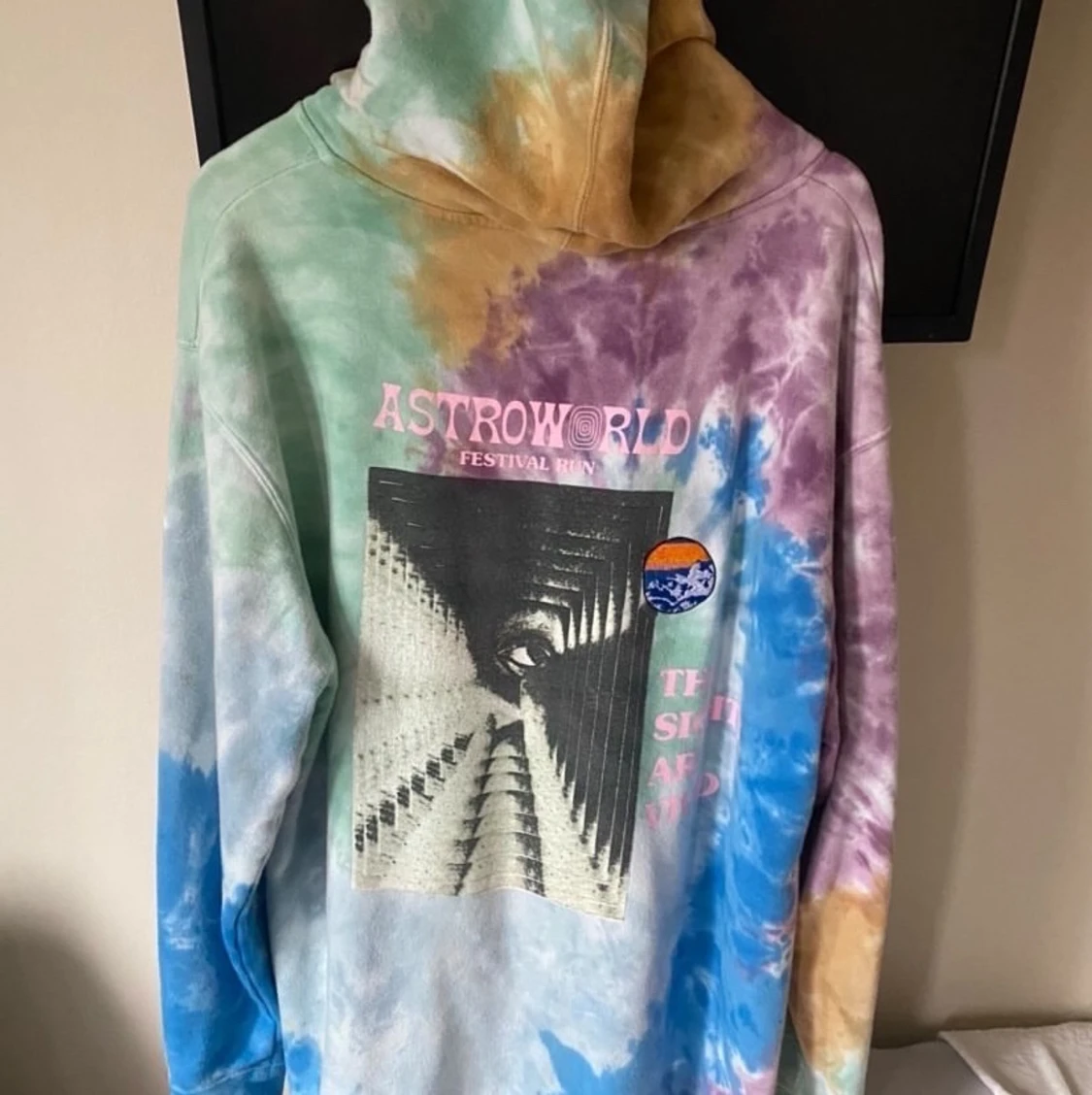 Travis Scott Astroworld Festival Run Hoodie Tie Dye - 91
