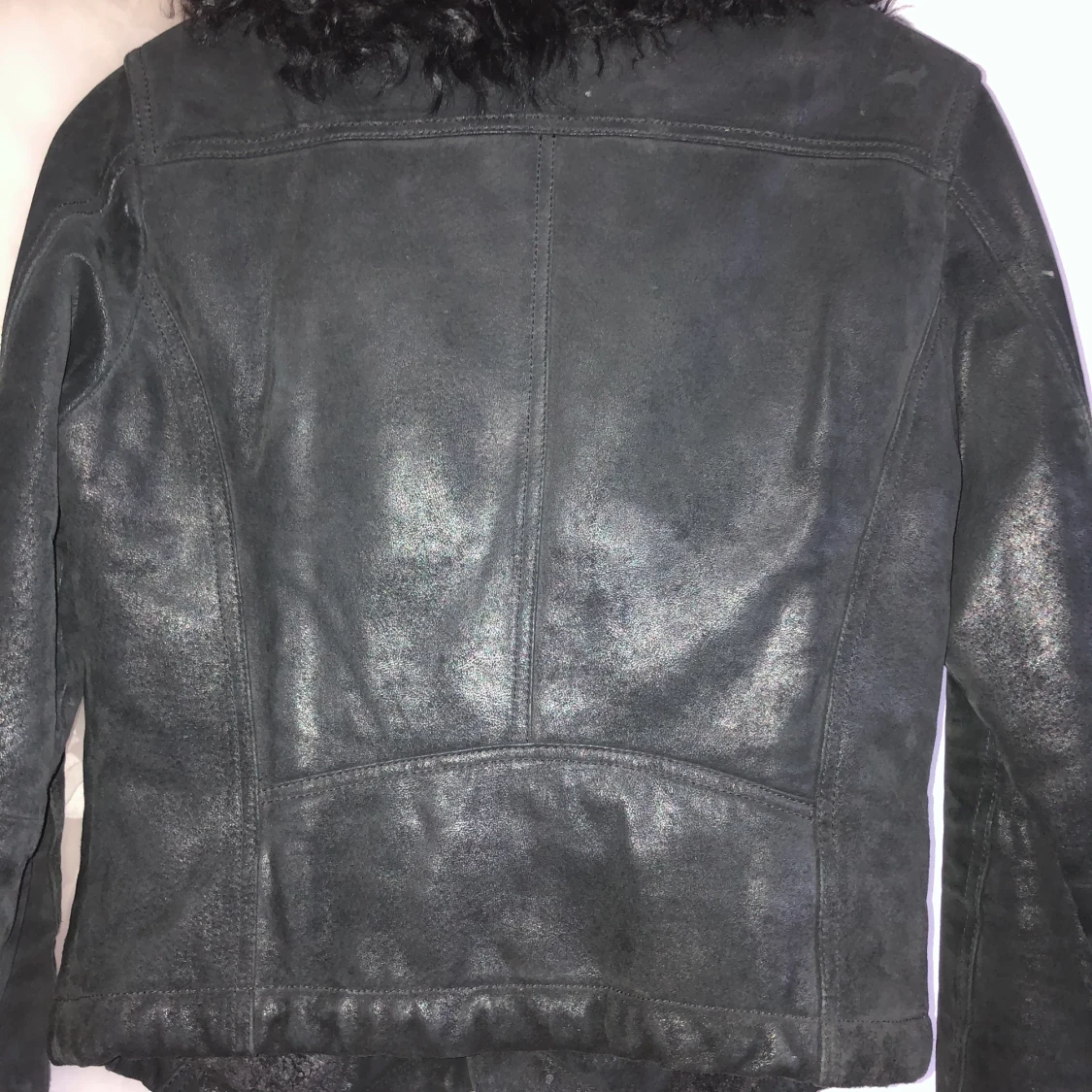 Äkta mocka jacka  - 90