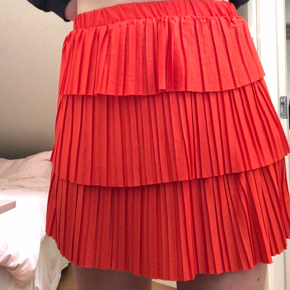 Kort plisserad kjol - 90