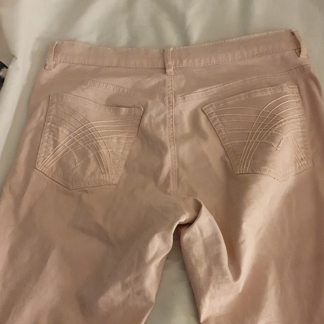 Rosa byxor låg/normal midja - 90