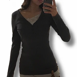 elena gilberts vibes  - söt grå långärmad tröja💕