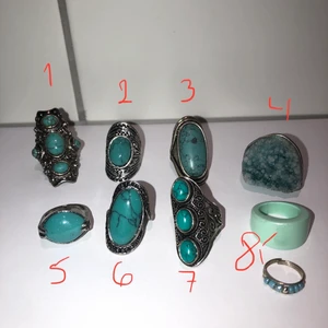 Ringar - Stål ringar i stl S! Det går att köpa ringarna för sig eller alla ihop. Ringarna kostar 10kr st eller 60kr för allihop. OBS! ❌ markerade är sålda!