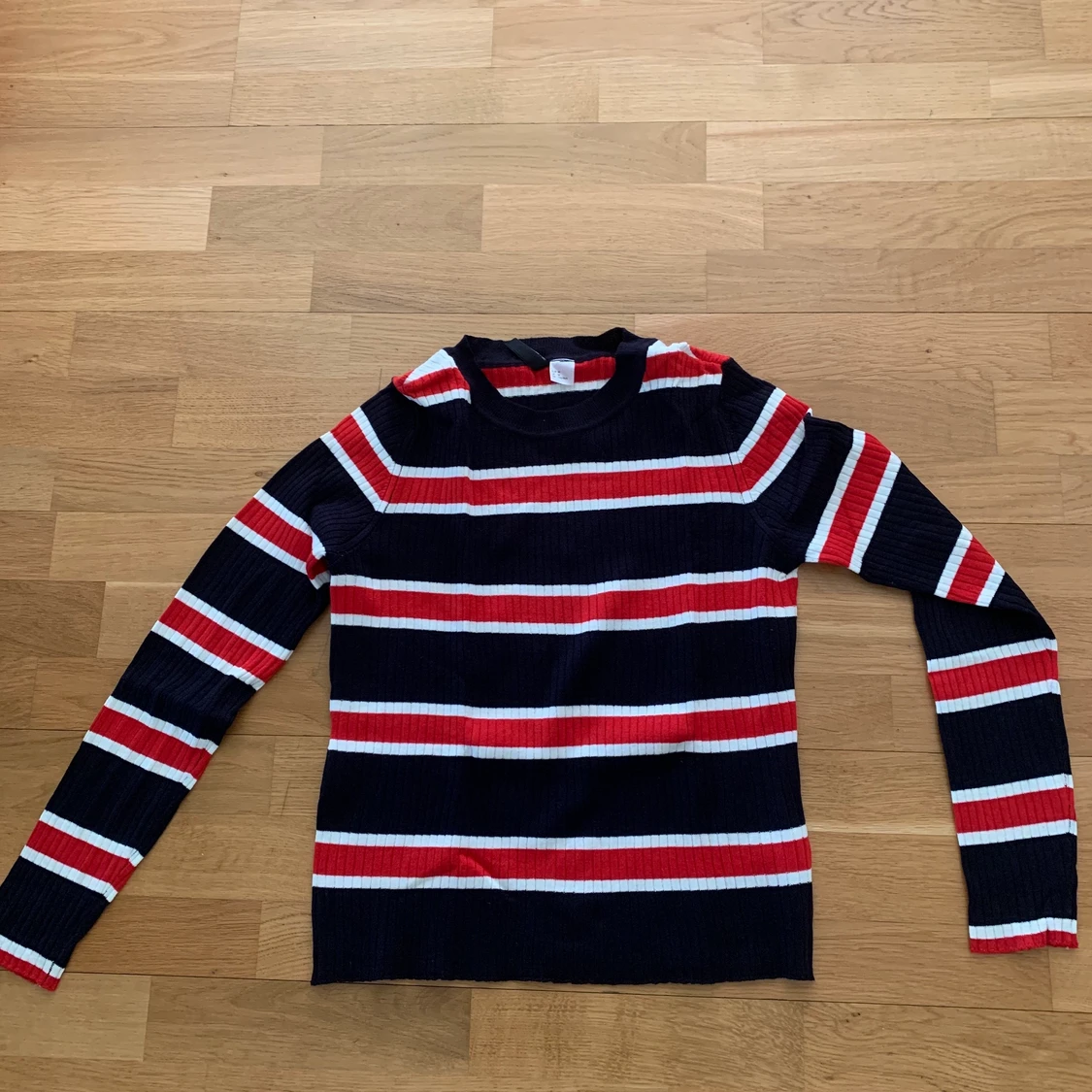 Randig långärmad tröja från H&M, storlek M - 37