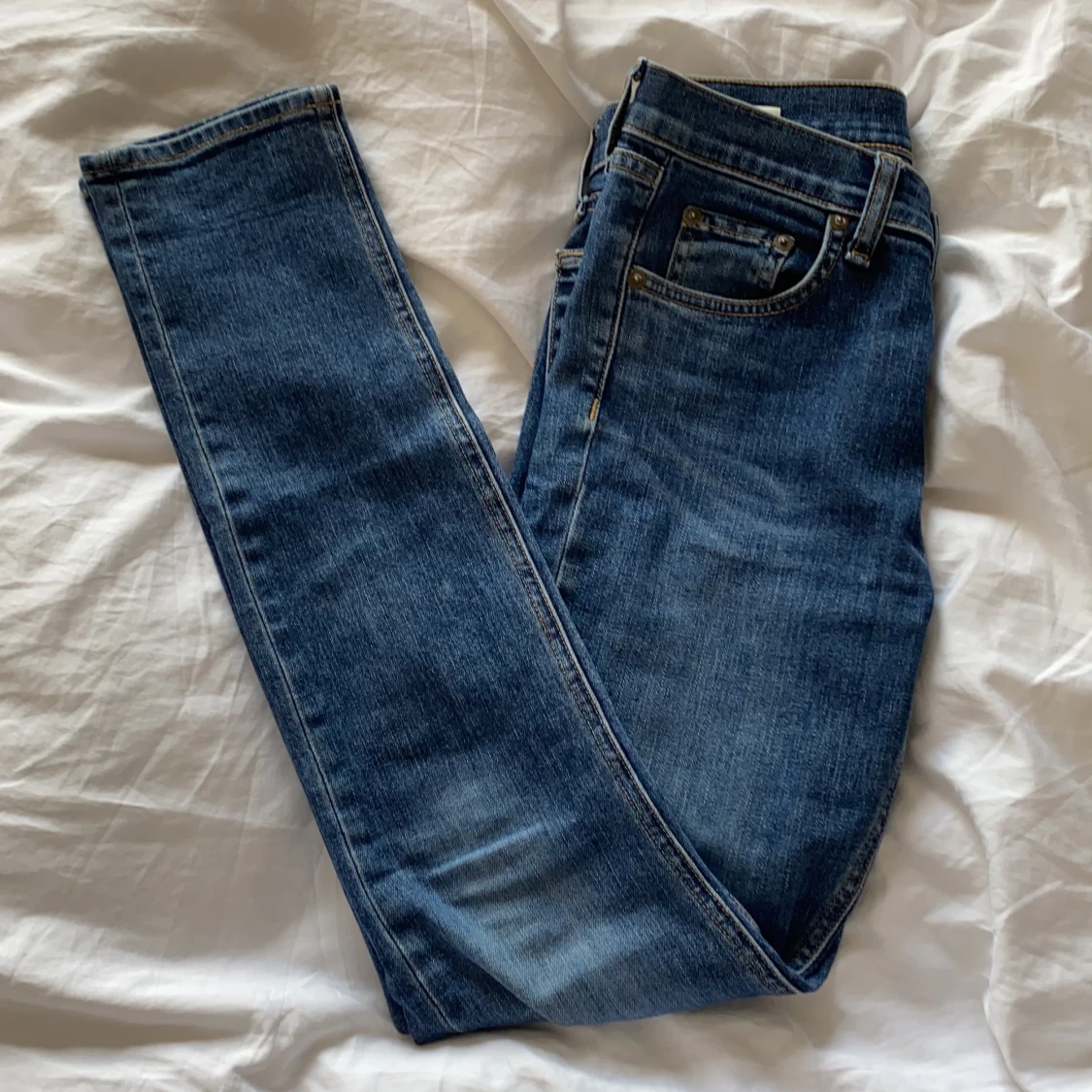 Blåa jeans 