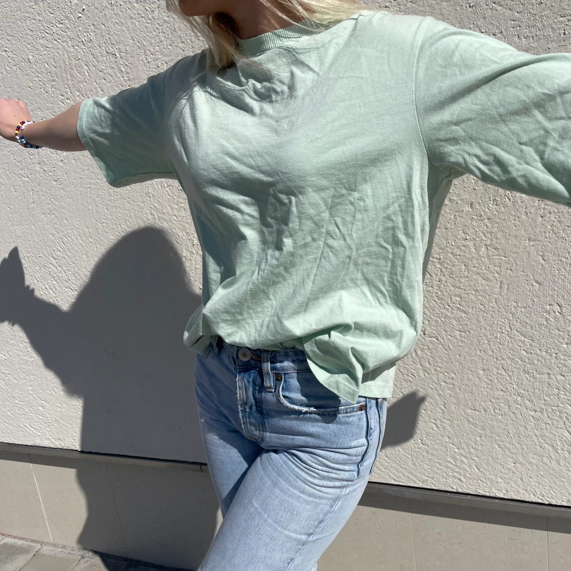 Grön oversized t shirt - 91