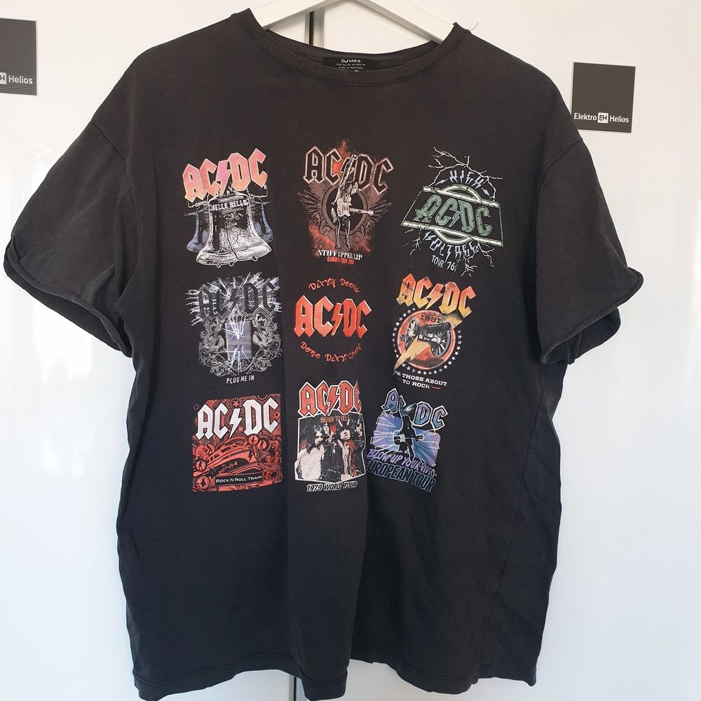 bershka acdc t shirt