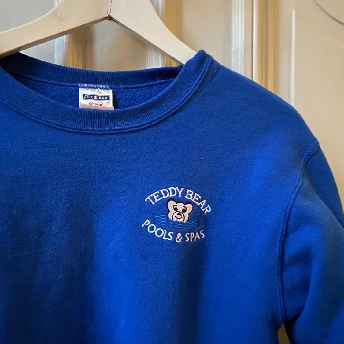  Blå Vintage Sweatshirt - 90