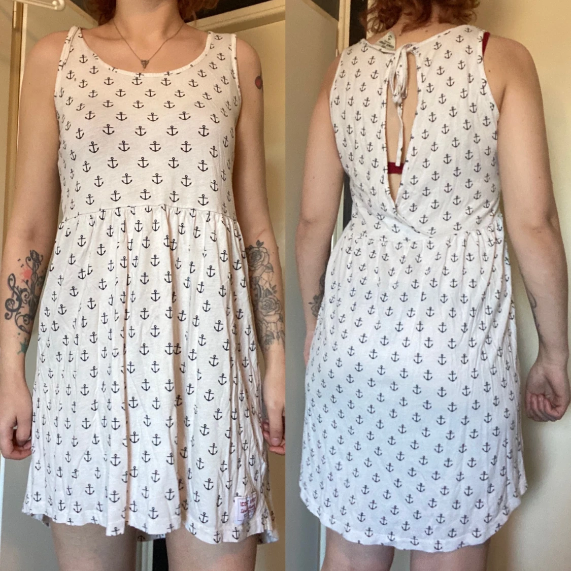 Klänning med ankare