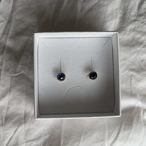 Örhängen - Säljer dessa vackra och oanvända silverörhängen med blåa stenar. Fick i examenspresent i början av sommaren men har dessvärre inte kommit till användning. Hoppas och tror att någon annan kan få bättre användning av dem. Priset kan diskuteras, köpren står för frakten 💙✨