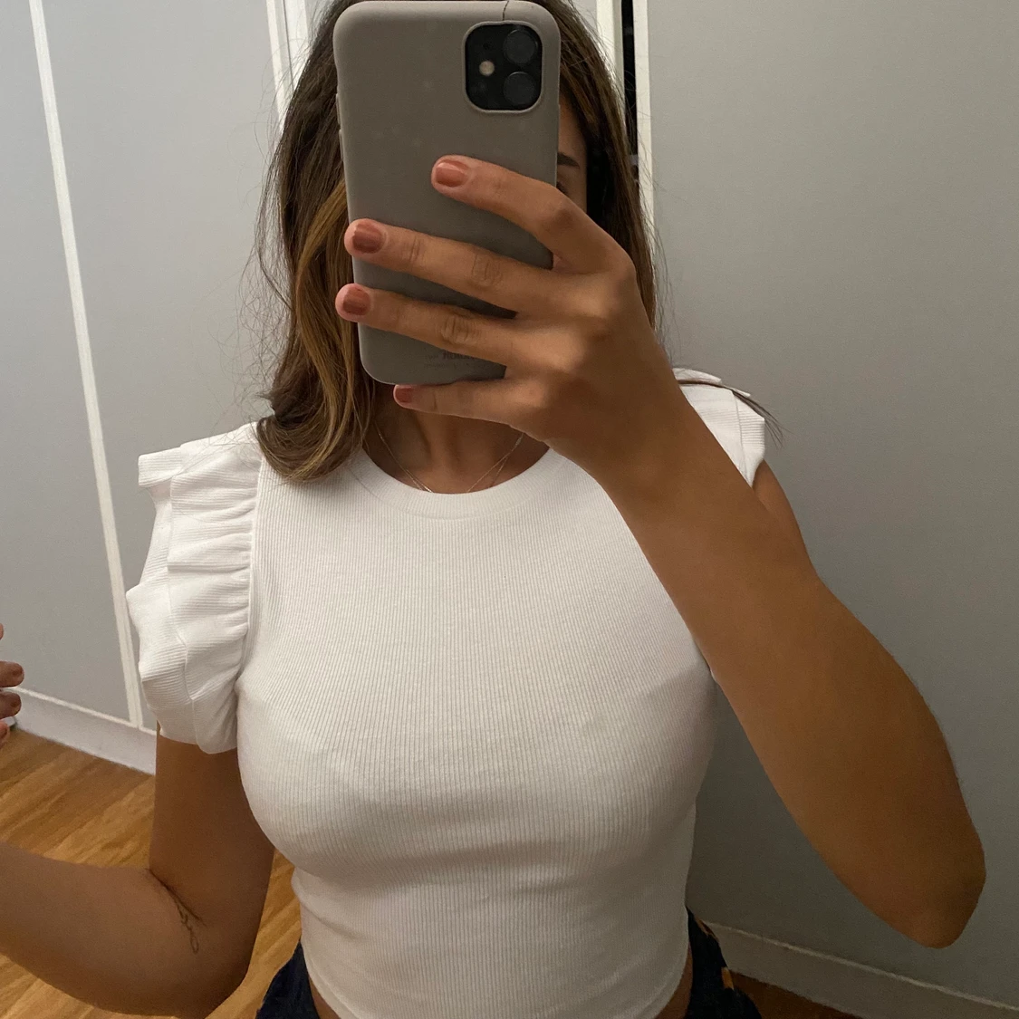 Vit volang topp - 90