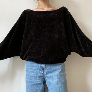 Svarta tröja Zara - Jättemysig svart tröja från Zara i bra skick!