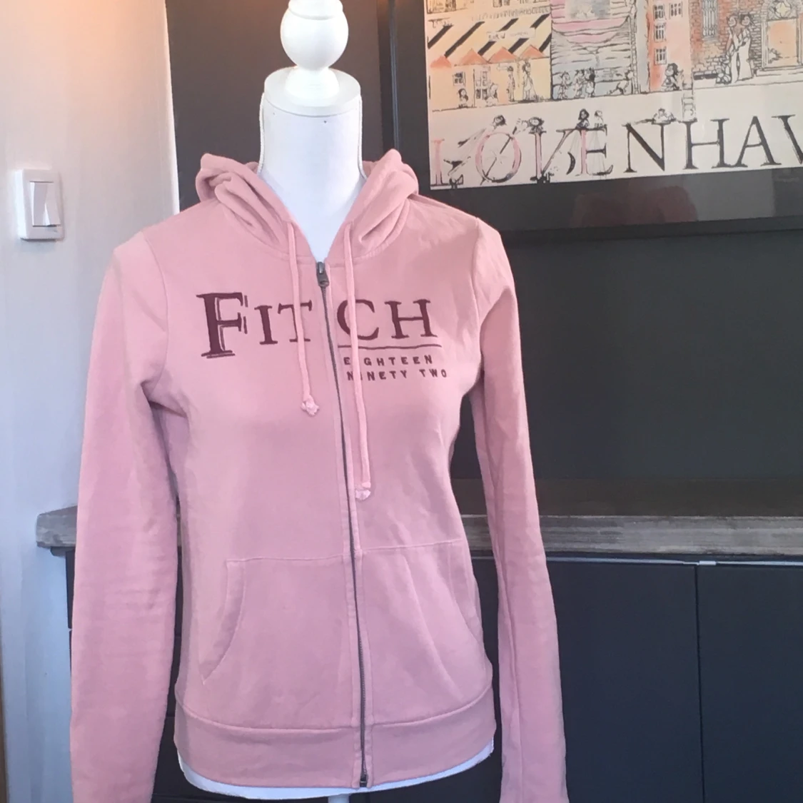 Gammelrosa Abercrombie & Fitch tröja  - 91