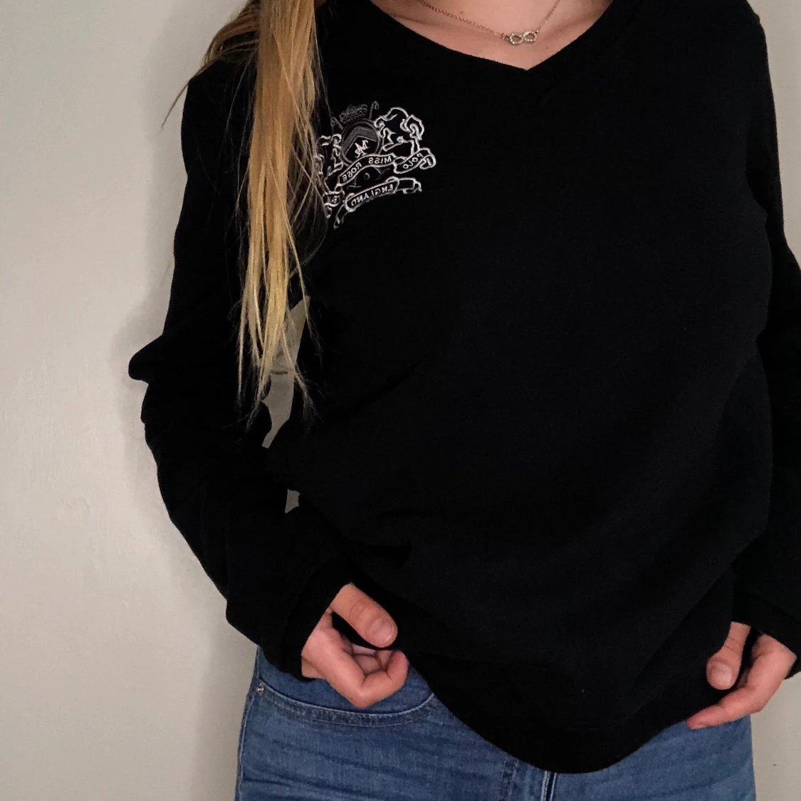 Polo Miss rose team england sweatshirt🖤 - 90
