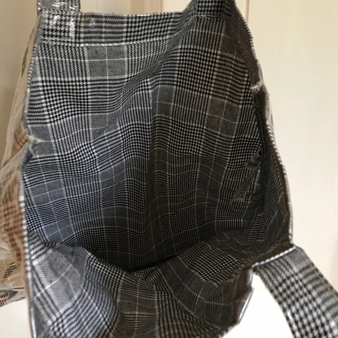 PU väska rutig  - 90