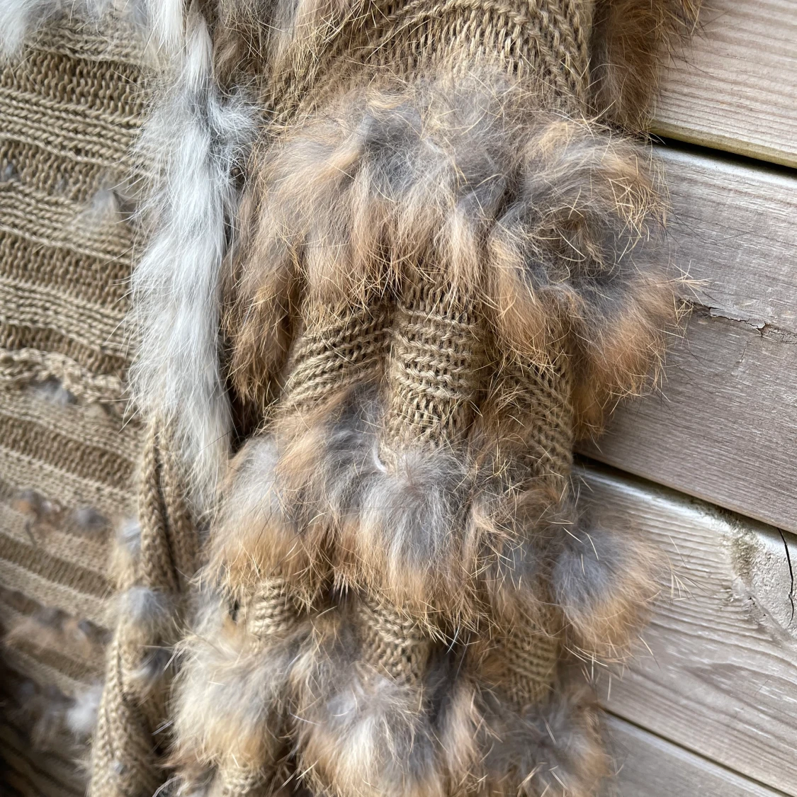 Väst i äkta kaninpäls  - 90