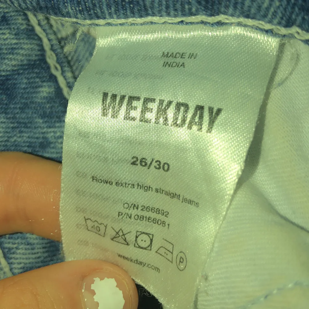 Skit snygga jeans med perfekt pssform❤️nypris 500kr. Jeans & Byxor.