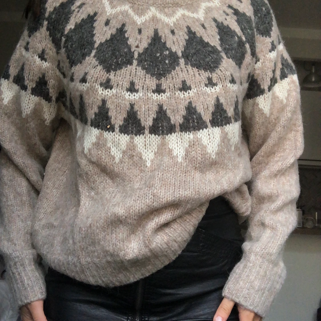 Stickad hm tröja - 90