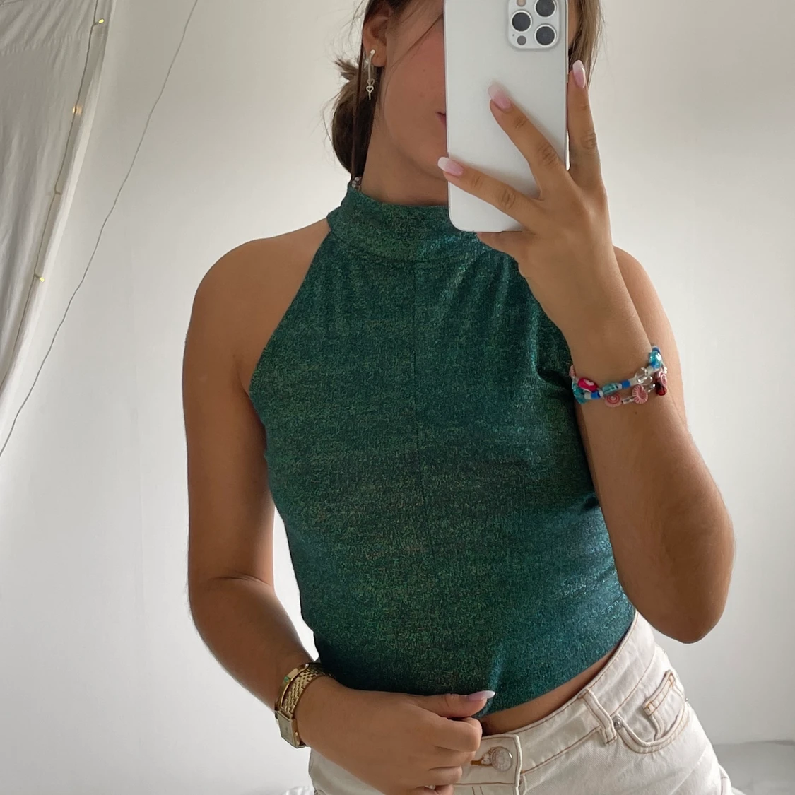 Glittrig festtopp  - 90