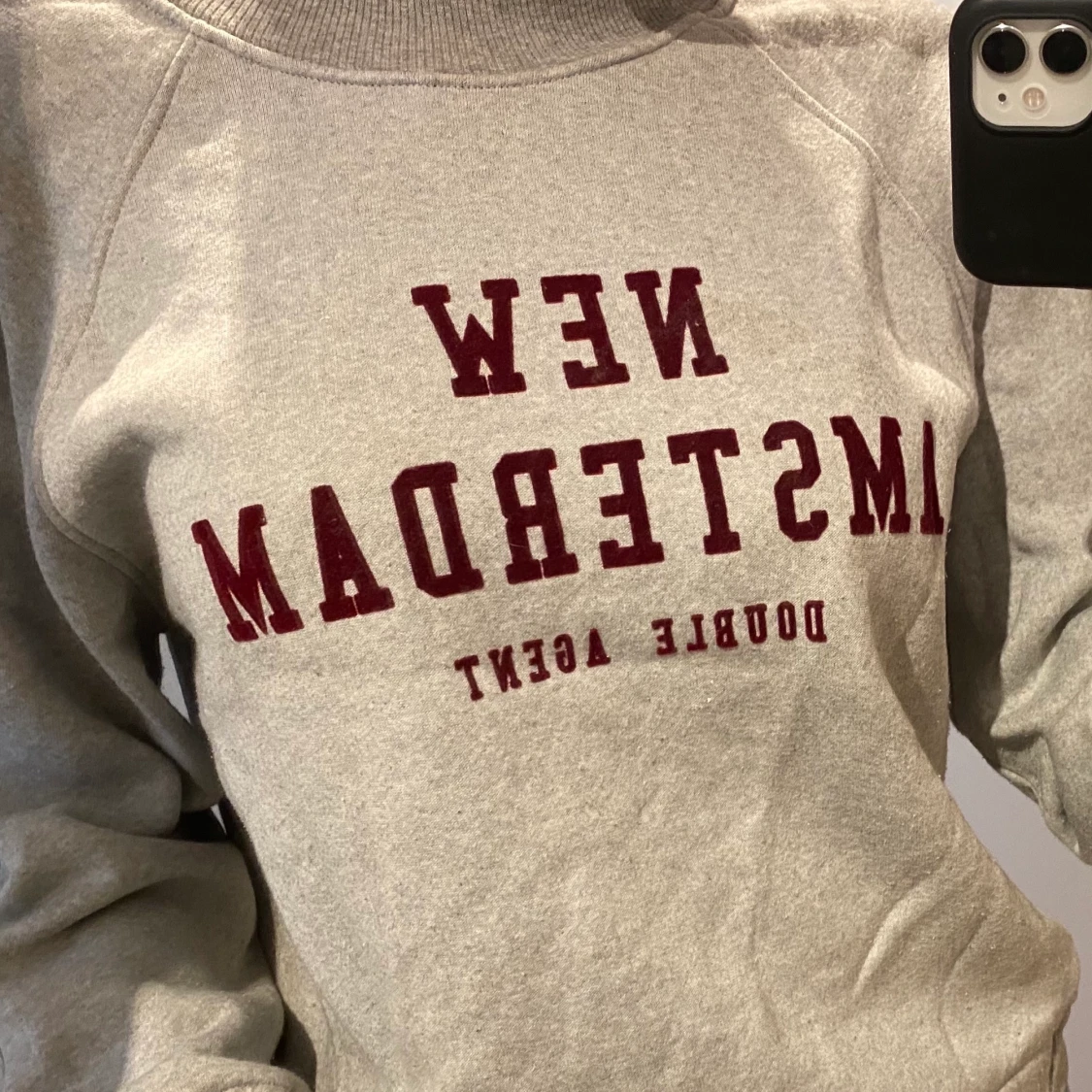 Grå sweatshirt Double Agent