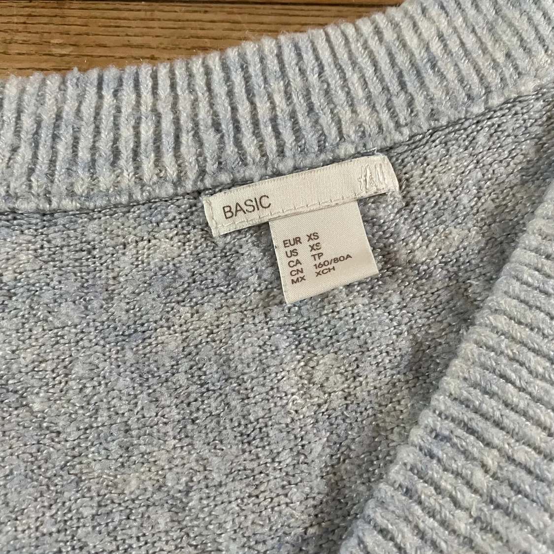 Stickad tröja i strl XS - 91