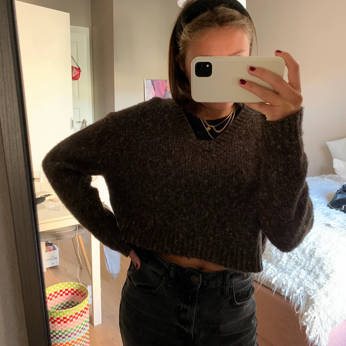 Stickad tröja  - 90