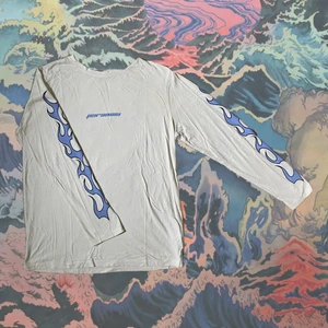 Paranoia flame tröja - Långärmad t-shirt i bomull från carlings. Nytt skick oversized passform