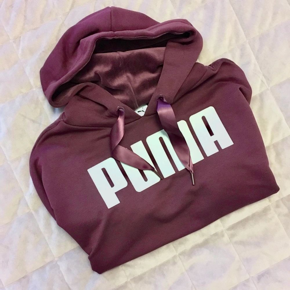 Puma X Kenza hoodie XS vinröd | Plick Second Hand