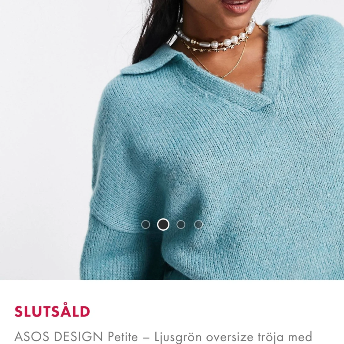 Stickad tröja från ASOS, stl 36 - 90