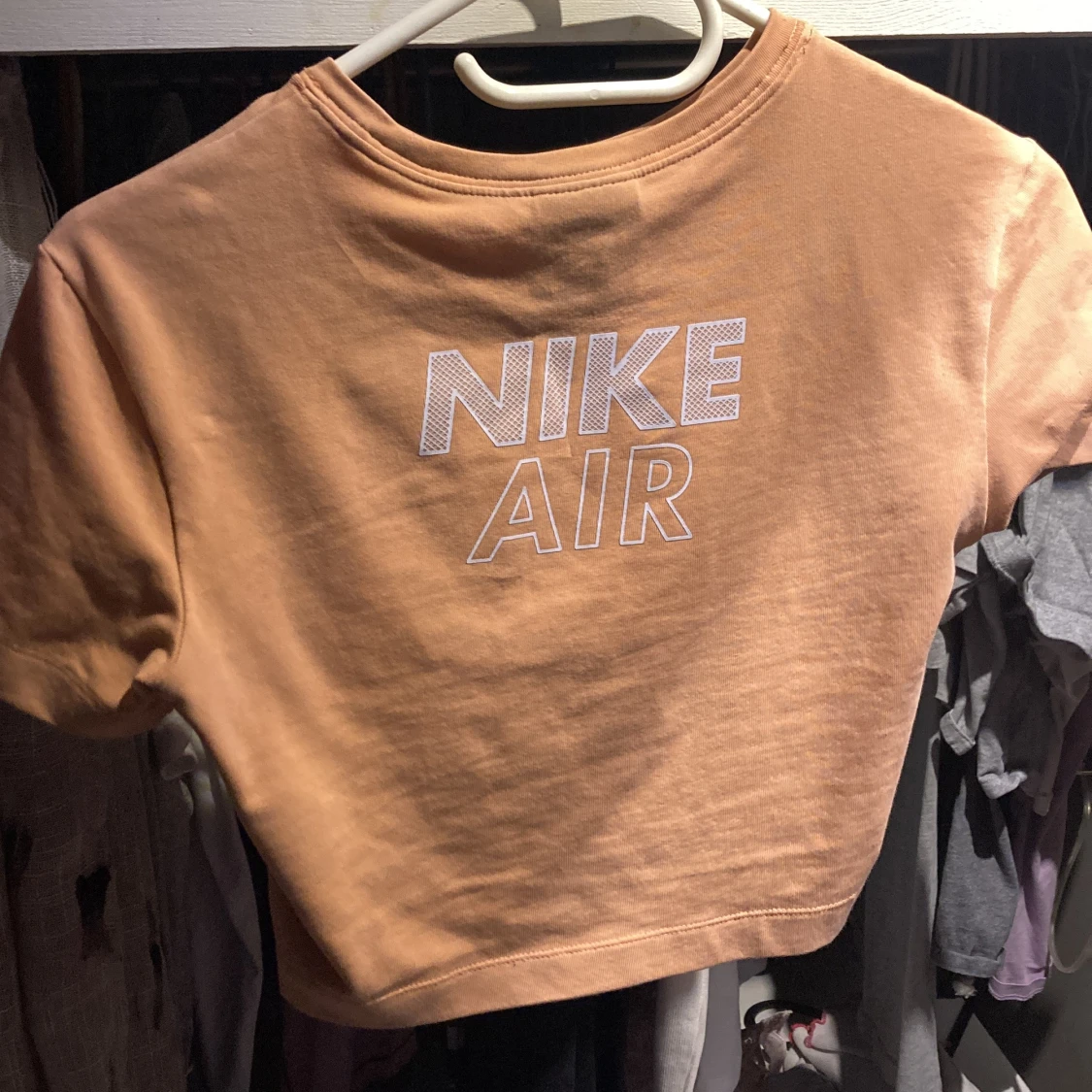 Nike air croppa t-skorte Pitch farge  - 90