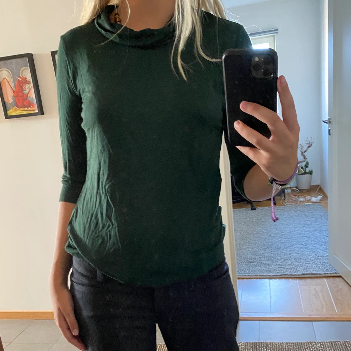 Mörkgrön tröja - 90