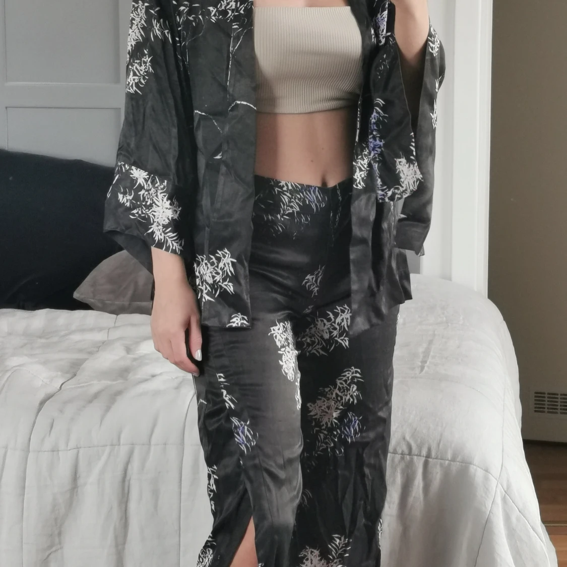 Set i silkes material