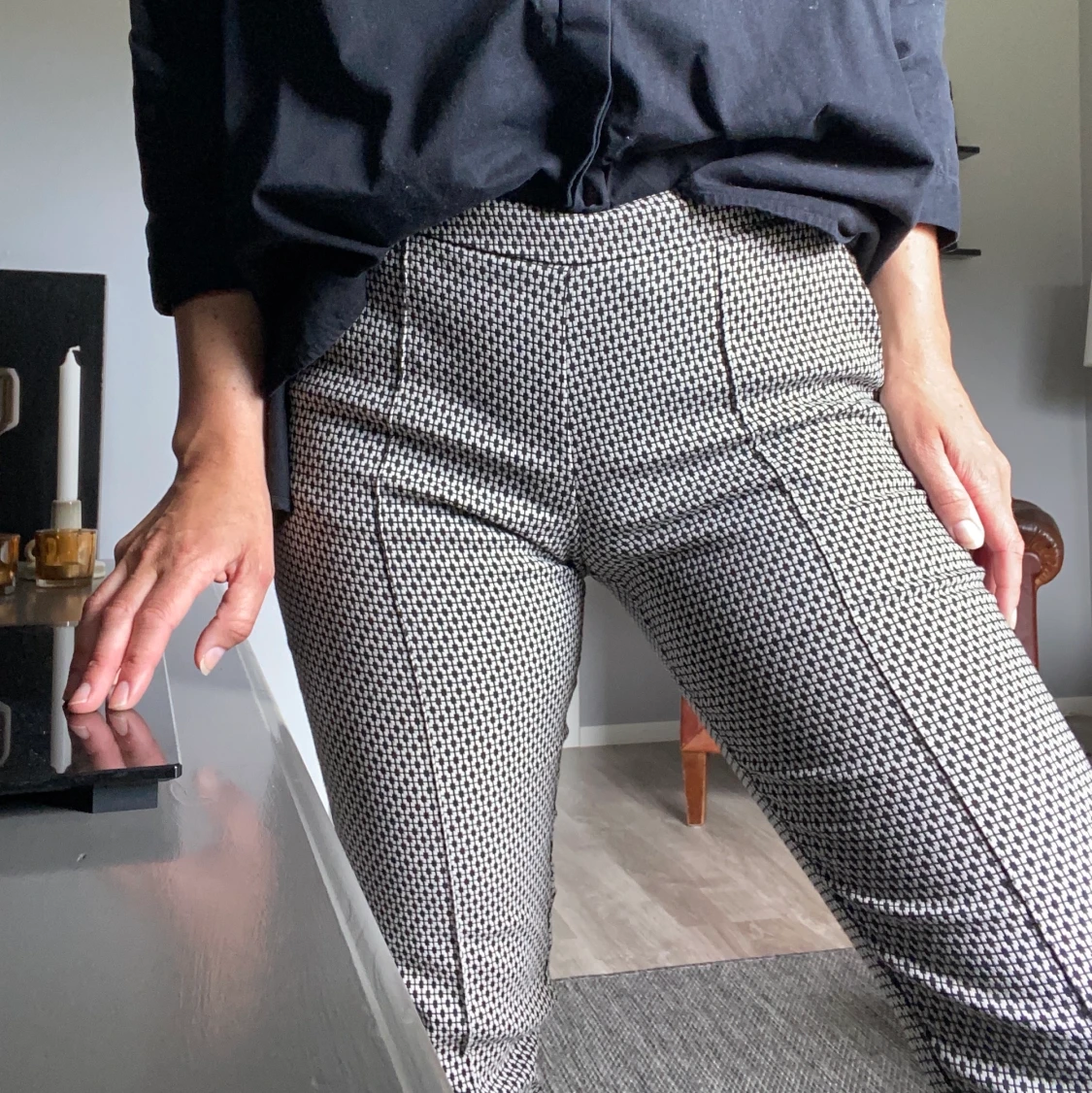 Stretchiga byxor - 90