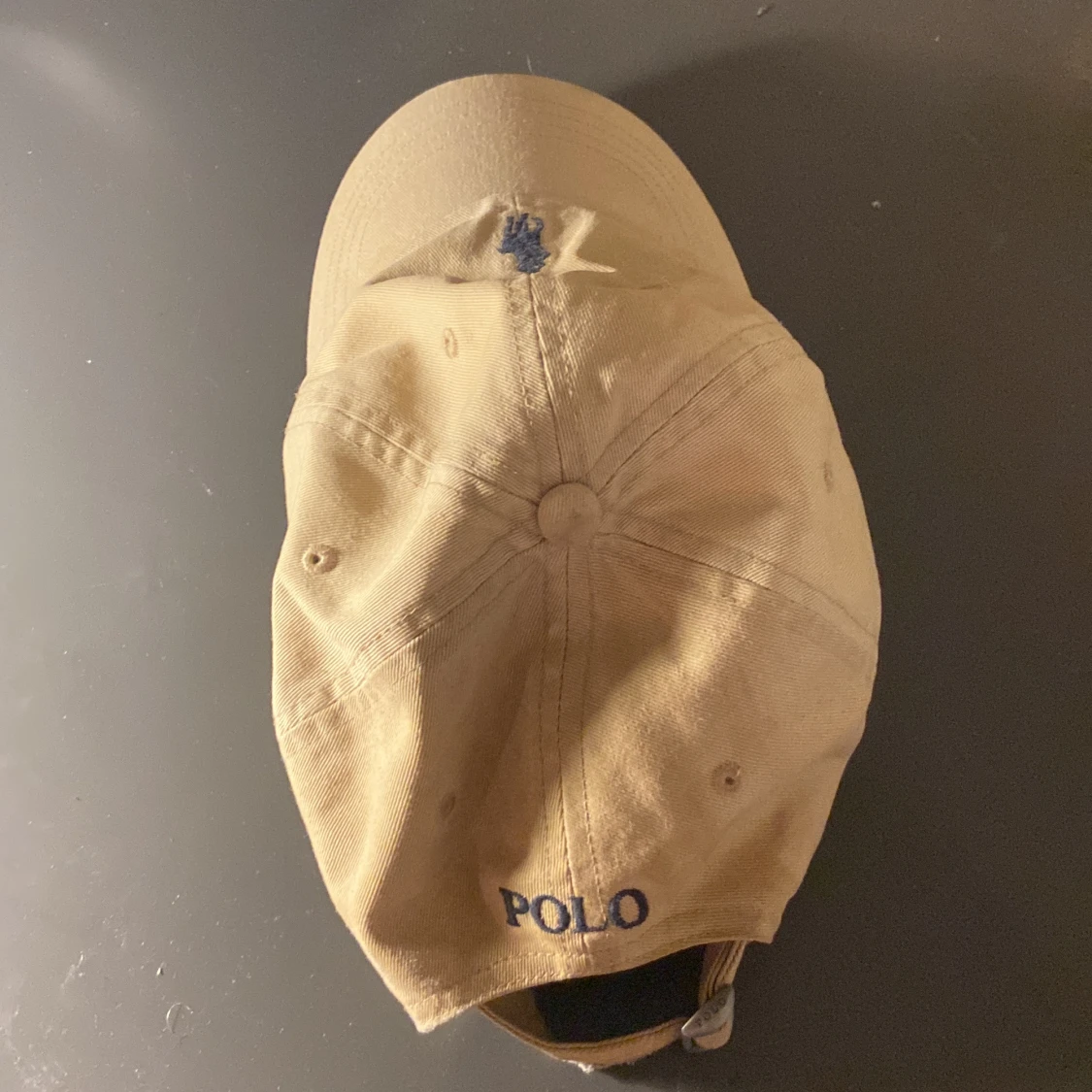 Beige polo keps - 90