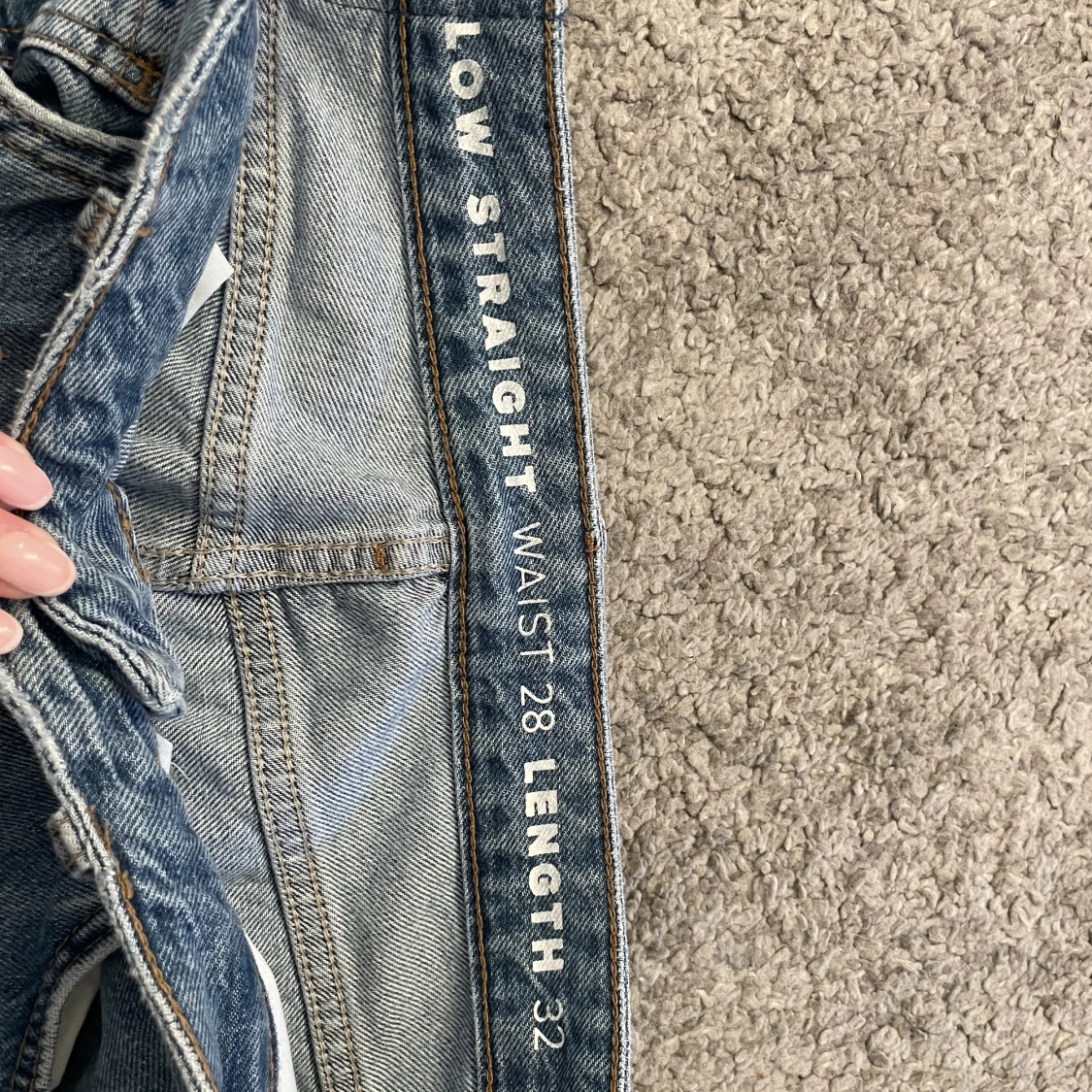 Lågmidjade jeans bikbok - 90