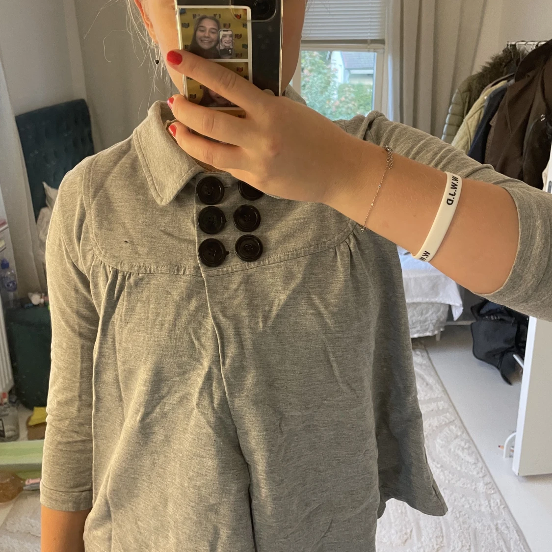 Trekvartsärmad kofta - 91