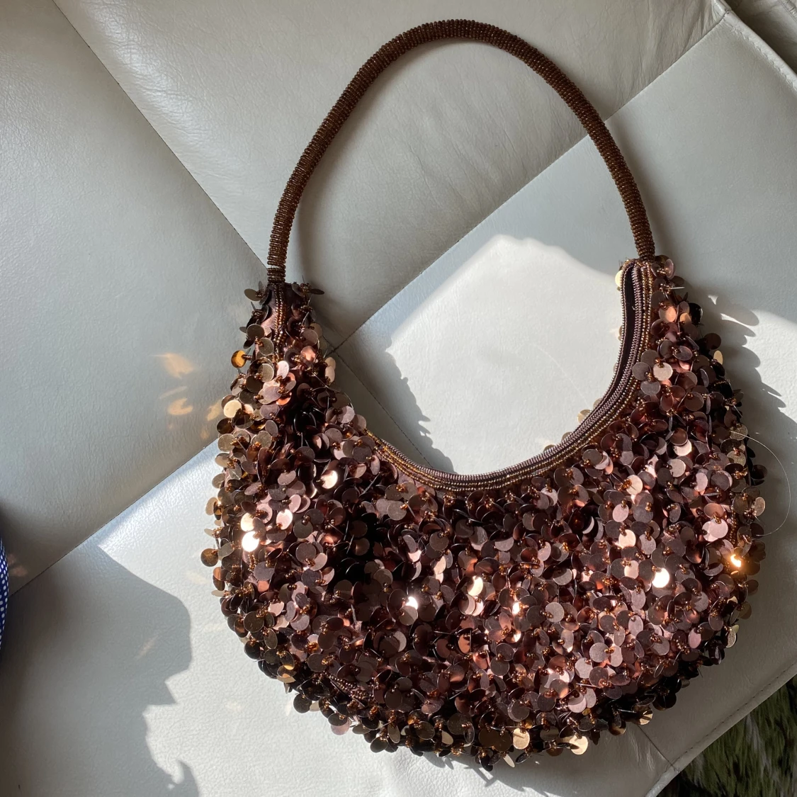 Brunglittrig väska🙌 - 90