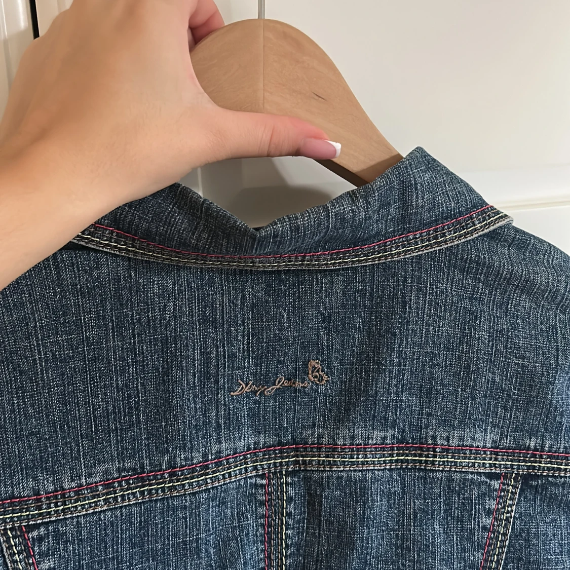 DKNY vintage v-toppen jeanjacket - 91