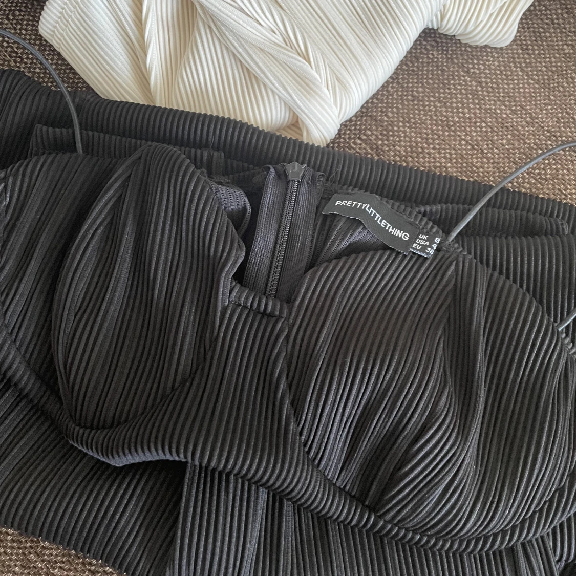 Shape Black Rib Strappy Cup Detail Midaxi Dress - 91