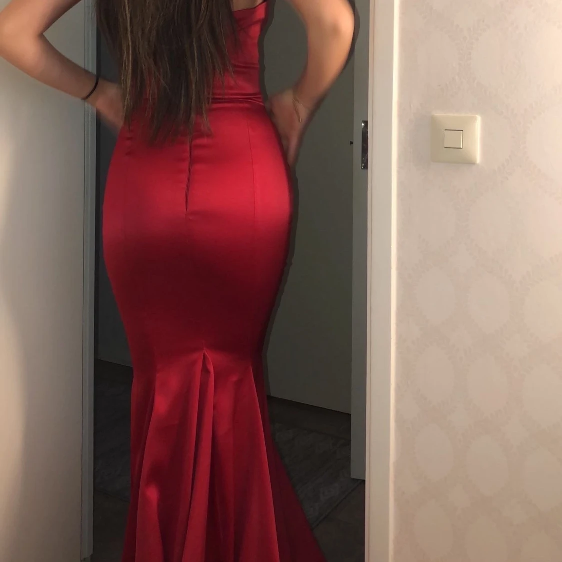 Skräddarsyd balklänning i Satin - 90