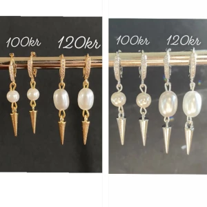 Örhängen  - Guld höger, silver vänster. Inte rostfria ❤️ frakt 15kr 