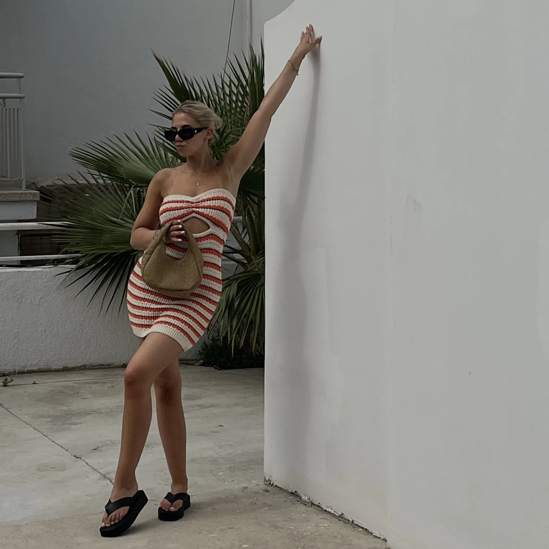 Randig klänning - 91