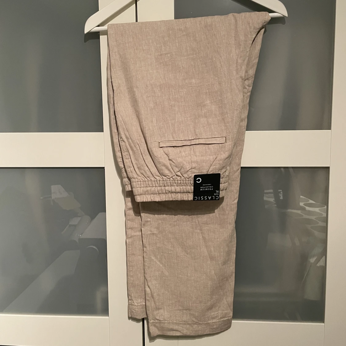 Beiga Linnebyxor från Cubus, XL