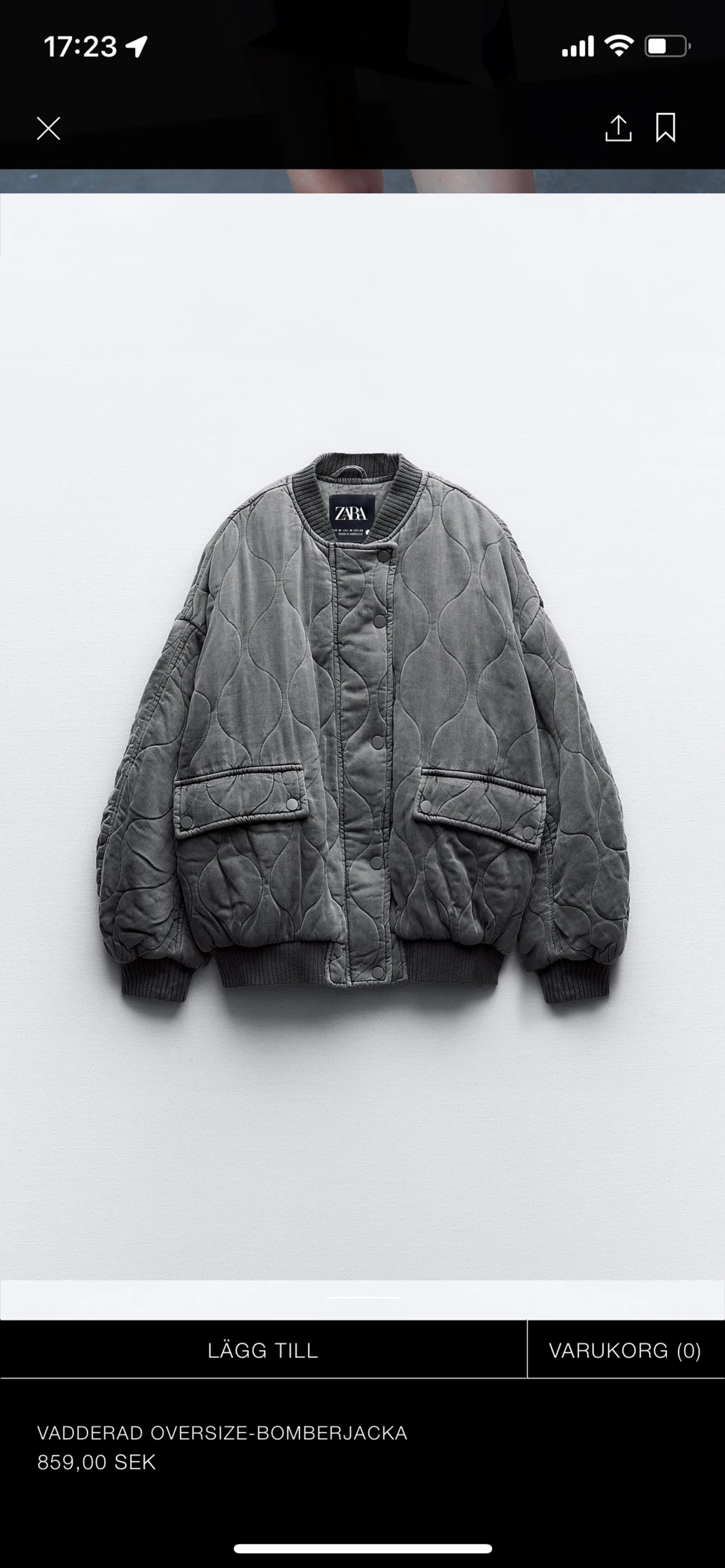 Grå jacka zara - 90