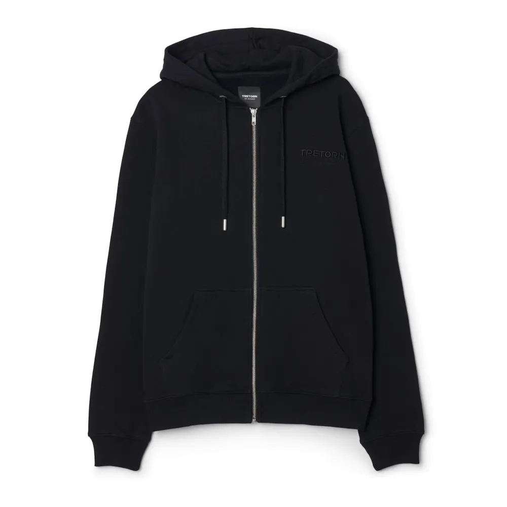 Basic svart zip hoodie ifrån Tretorn🫶 Super snygg och i super fint skick! . Hoodies.